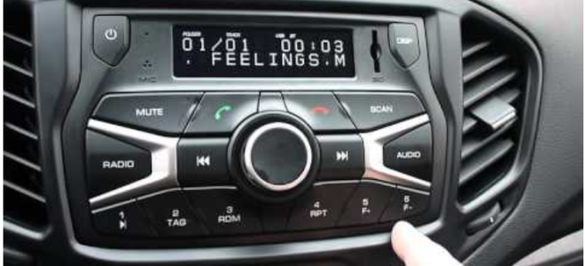 Штатная магнитола ММС Лада Веста.