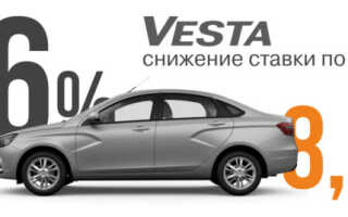Лада Веста в кредит без первоначального взноса и другие варианты покупки
