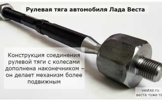Лайфхак: тяга рулевая Лада Веста — снятие и установка, производители, артикул