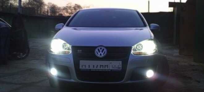 Установка ксенона в противотуманки — видео