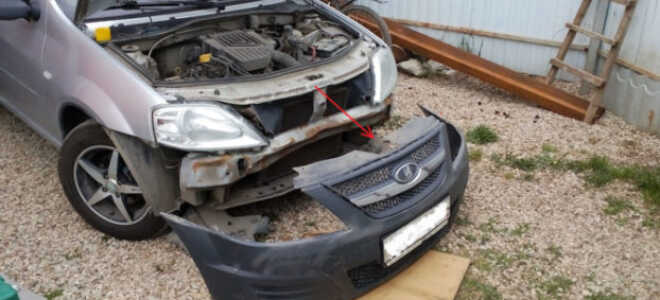 Замена бампера