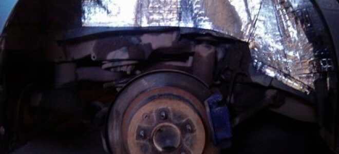 Шумоизоляция колесных арок