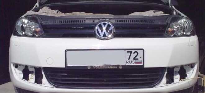 Установка противотуманных фар