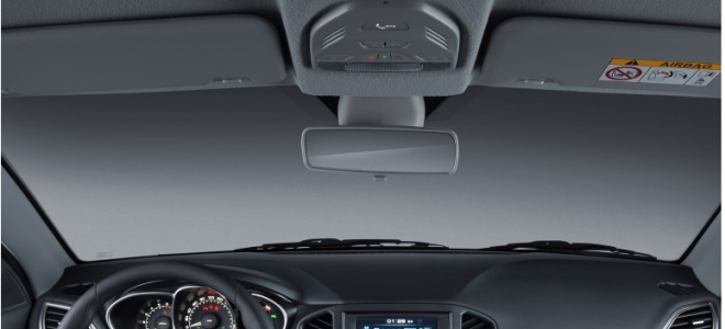 Как снять салонное зеркало на Лада Веста.