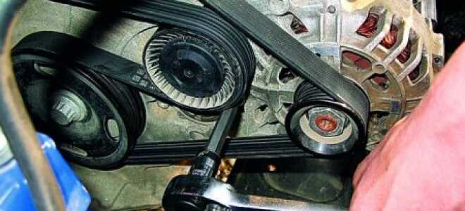 Как натянуть ремень генератора