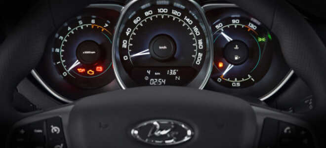 Приборная панель Лада Веста — 12 пунктов прошивки, как снять