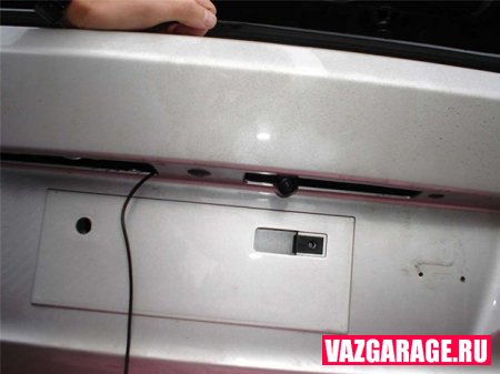 Установка камеры заднего вида