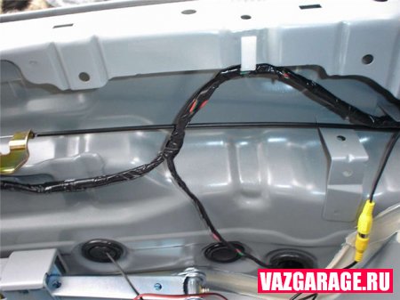 Установка камеры заднего вида