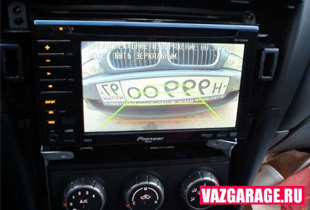 Установка камеры заднего вида
