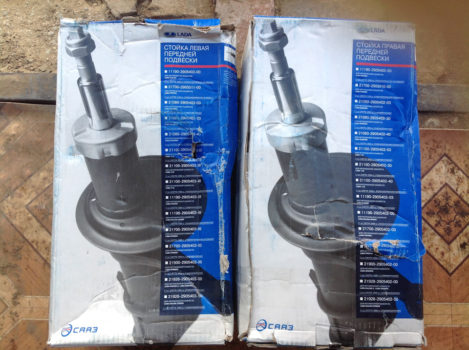 правая и левая стойка на лада веста