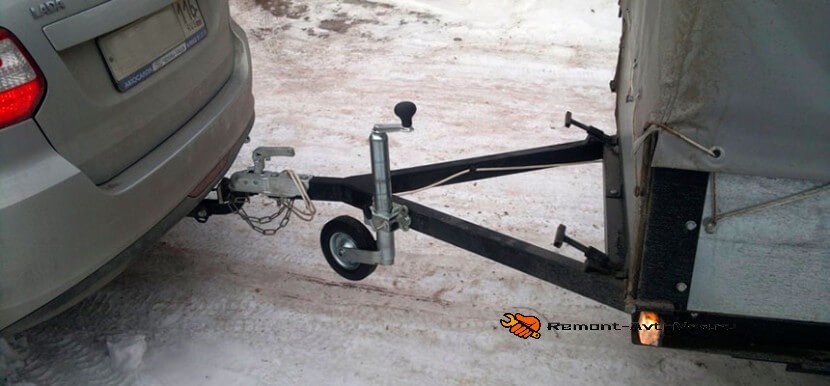 Подключение фаркопа Lada Granta Liftback