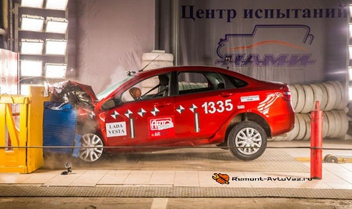 Краш тест Веста