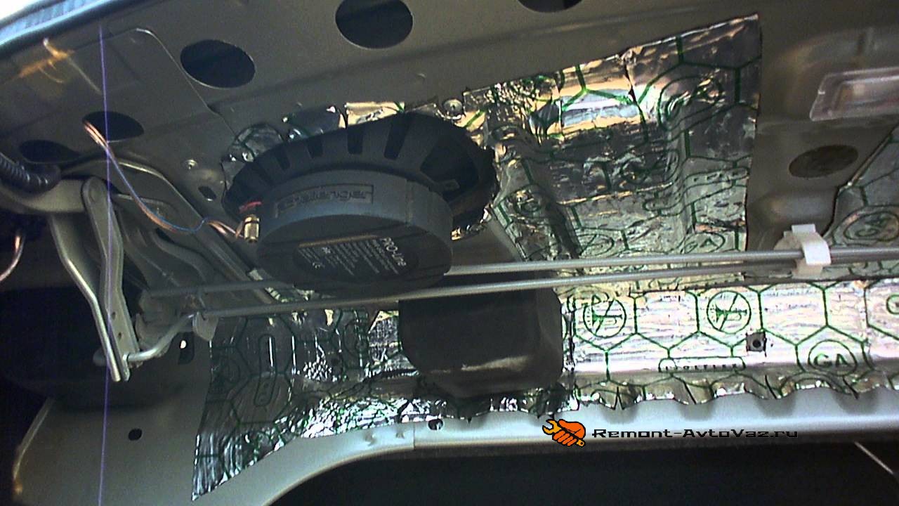 Шумоизоляция полка гранта