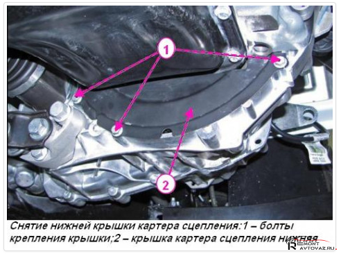 Замена сцепления на механической Ладе Веста